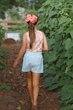 Lilac Shorts with FREE Tigerlily Tank PDF Sewing Pattern