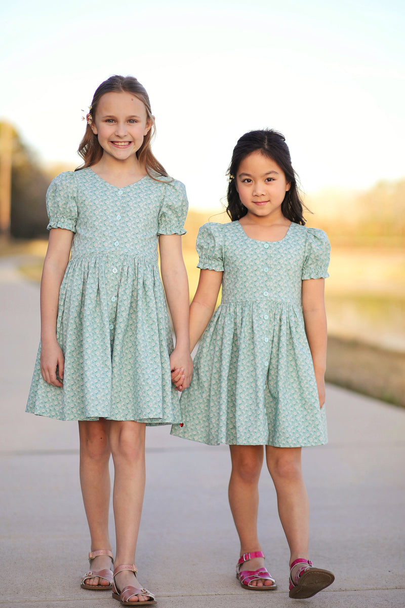 Rosemary Child Dress PDF Sewing Pattern – Peony Patterns