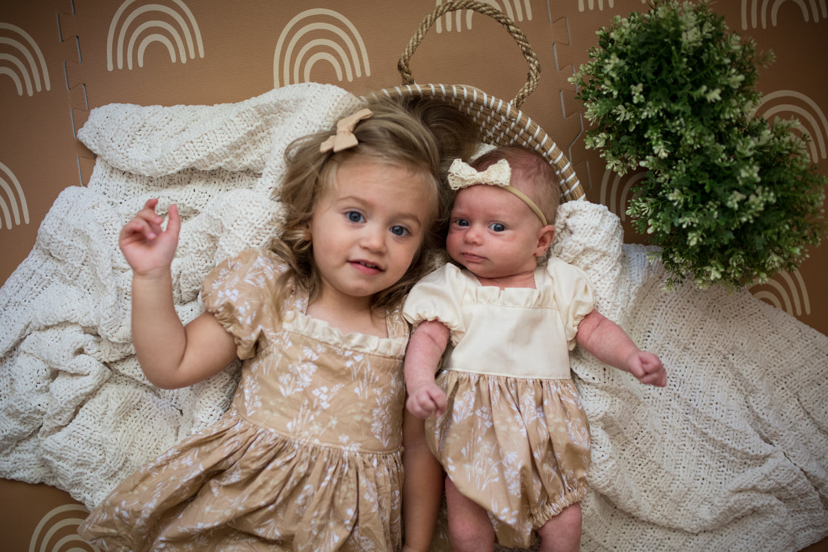 Jasmine Baby Romper and Dress PDF Sewing Pattern – Peony