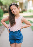 Lilac Shorts with FREE Tigerlily Tank PDF Sewing Pattern