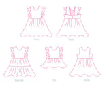 Doll Poppy Dress and Top PDF Sewing Pattern