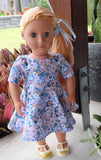 Doll Wattle Dress PDF Sewing Pattern