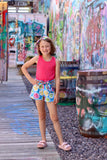 Lilac Shorts with FREE Tigerlily Tank PDF Sewing Pattern