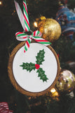 Bundle - Winterberry, Holly and Mistletoe PDF Hand Embroidery Pattern