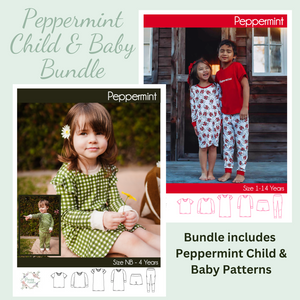 Bundle - Peppermint Child & Baby PDF Sewing Patterns