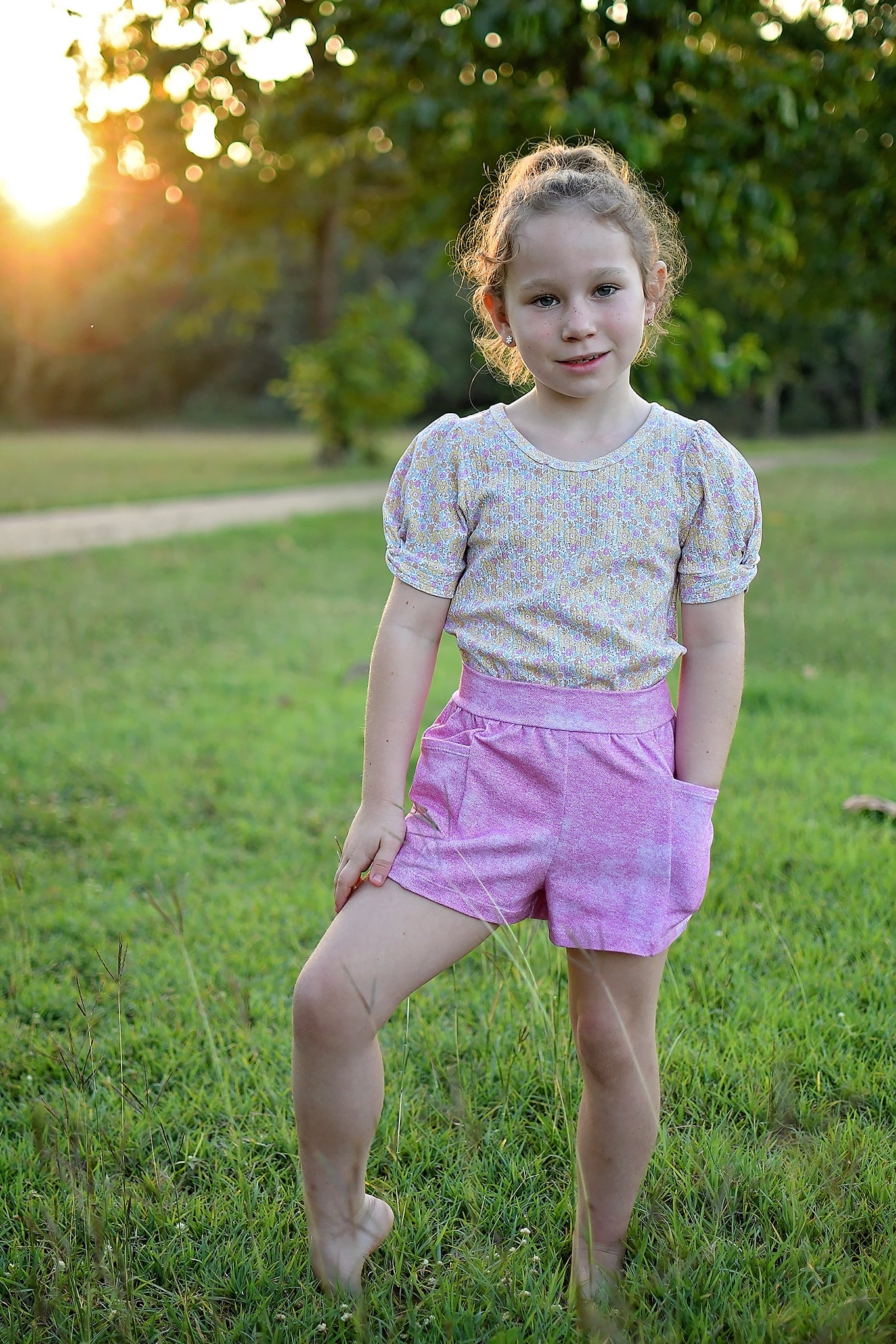 Thyme Shorts with FREE Thistle Tee PDF Sewing Pattern – Peony Patterns