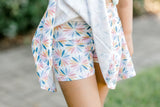 Peach Leggings with FREE Plumeria Crop PDF Sewing Pattern