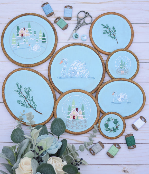 Evergreen PDF Hand Embroidery Pattern