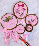 Begonia PDF Hand Embroidery Pattern