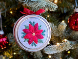 Poinsettia PDF Hand Embroidery Pattern