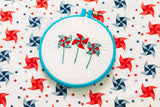 Pinwheel PDF Hand Embroidery Pattern