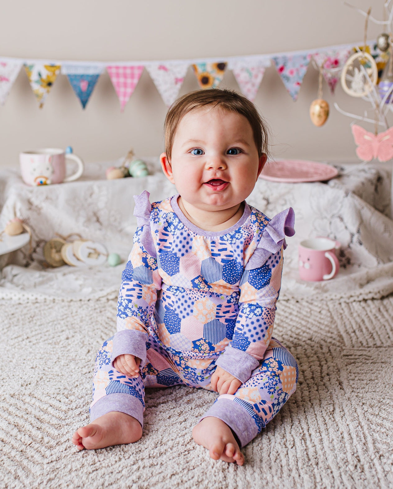 Peppermint Baby PJ Set PDF Sewing Pattern