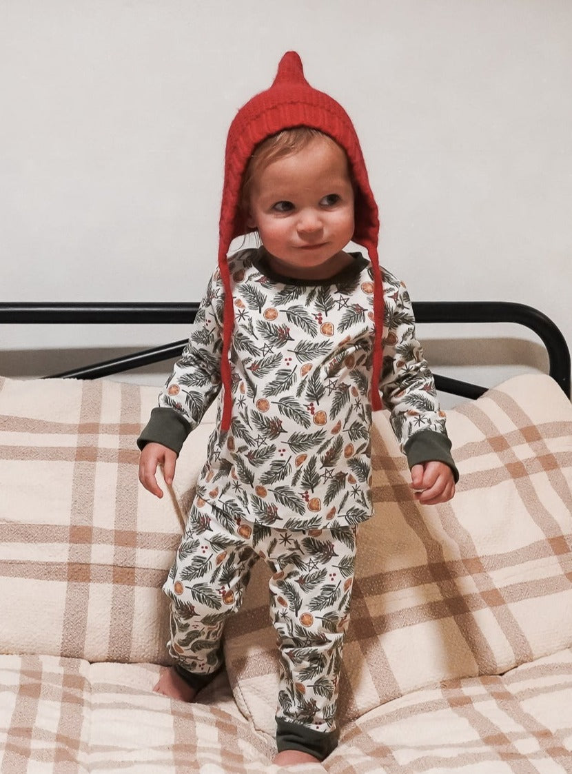 Red Pj Pattern Peppermint PJ Set PDF Sewing Pattern – Peony Patterns