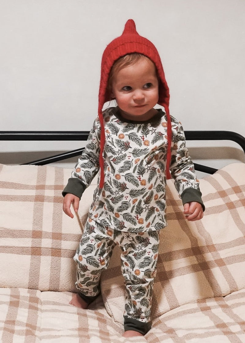 Peppermint Baby PJ Set PDF Sewing Pattern