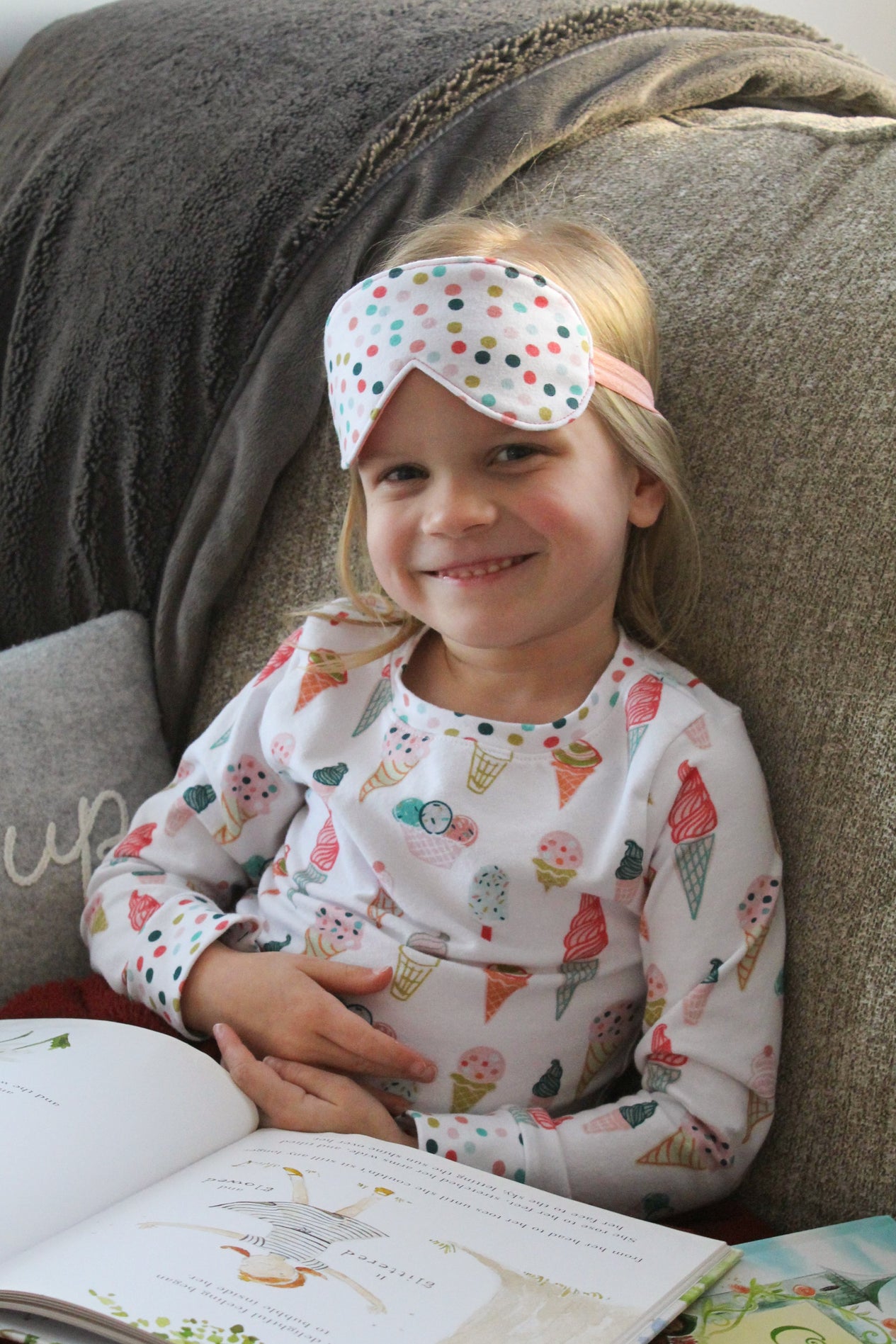 Chrysanthemum Sleep Mask PDF Pattern FREE