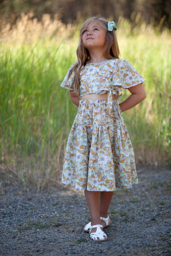 Saffron Skirt and Crop Set PDF Sewing Pattern