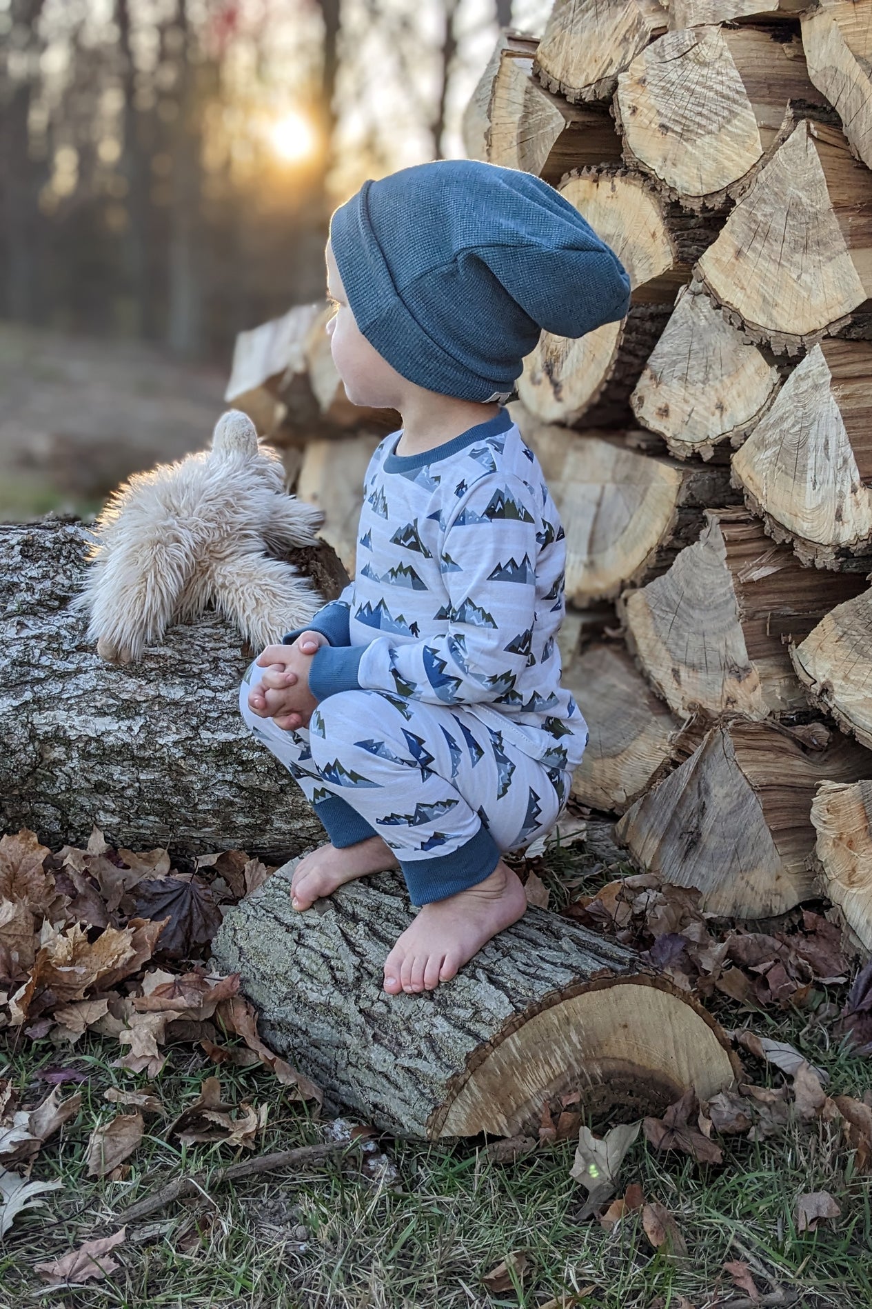 Peppermint Baby PJ Set PDF Sewing Pattern