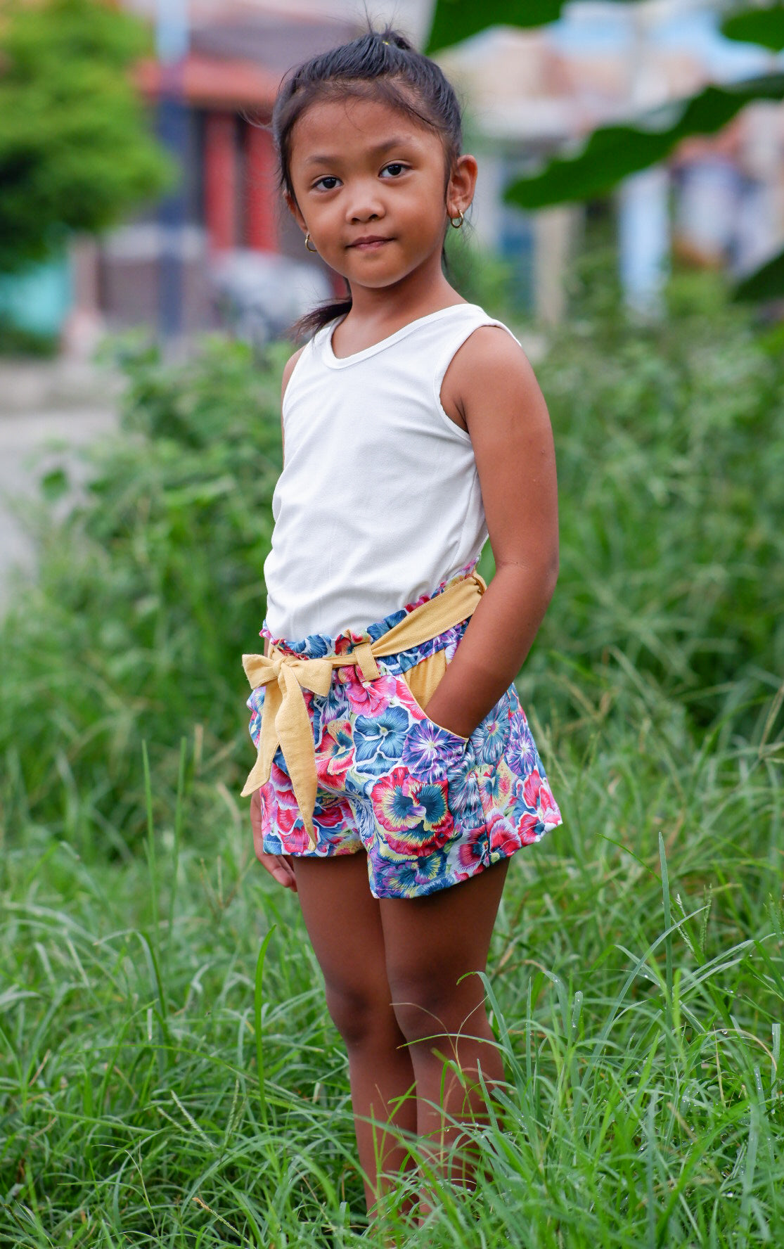 Lilac Shorts with FREE Tigerlily Tank PDF Sewing Pattern
