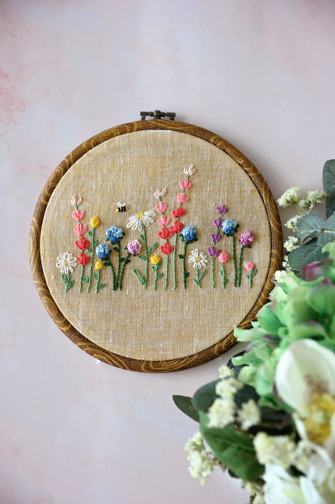 Wildflower PDF Hand Embroidery Pattern Peony Patterns