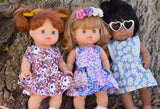 Bundle Doll Ivy, Doll Poppy and Doll Wattle Dress PDF Sewing Pattern