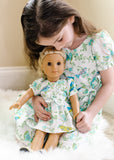 Bundle Doll and Child Rosemary Dress PDF Sewing Pattern