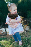 Bundle Doll and Child Gardenia Dress PDF Sewing Pattern