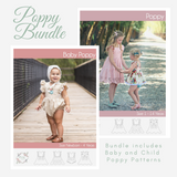 Bundle - Baby and Child Poppy PDF Sewing Pattern