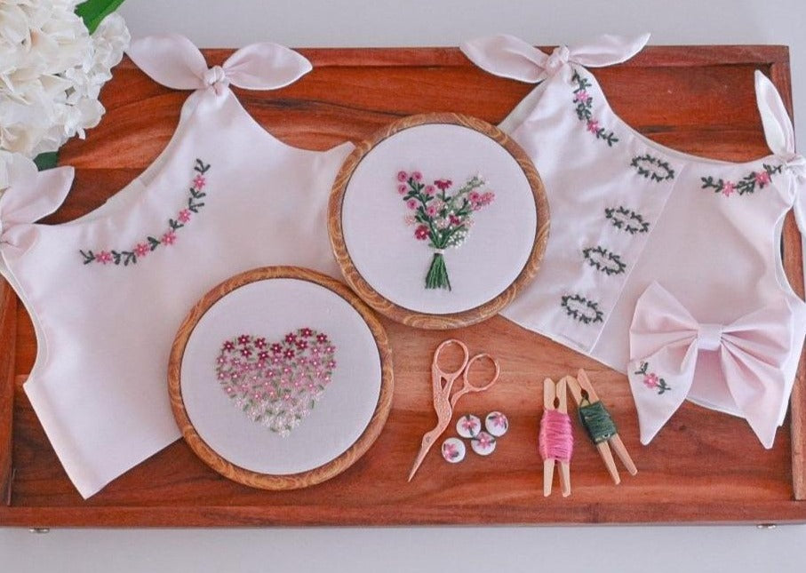 pink dress embroidery designs ribbon embroidery ideas for dresses