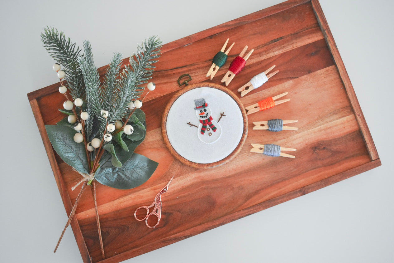 Bundle - Holly and Mistletoe  PDF Hand Embroidery Pattern