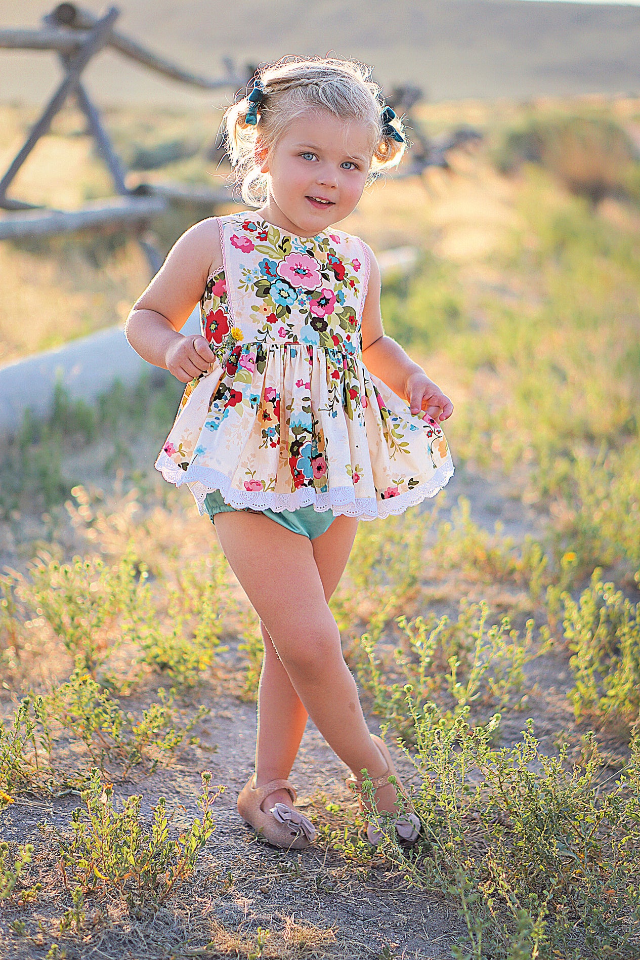 Poppy Dress, Top and Romper PDF Sewing Pattern