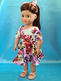 Doll Wattle Dress PDF Sewing Pattern