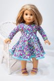 Doll Wattle Dress PDF Sewing Pattern