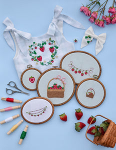 Strawberry PDF Hand Embroidery Pattern