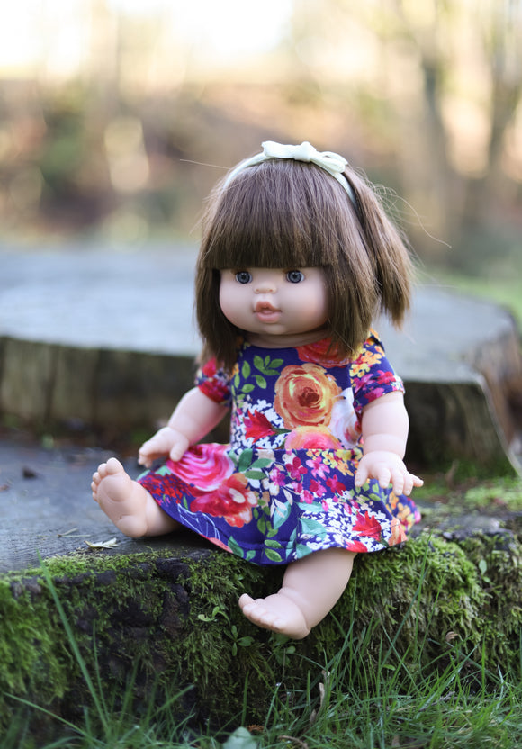 Doll Wattle Dress PDF Sewing Pattern