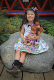 Bundle Doll and Child Posie plus Azalea Embroidery Pattern Dress PDF Sewing Pattern