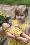 Bundle Doll and Child Gardenia Dress PDF Sewing Pattern