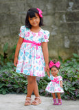 Bundle Doll and Child Rosemary Dress PDF Sewing Pattern