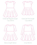 Doll Wattle Dress PDF Sewing Pattern