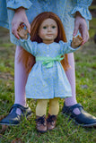 Bundle Doll and Child Rosemary Dress PDF Sewing Pattern