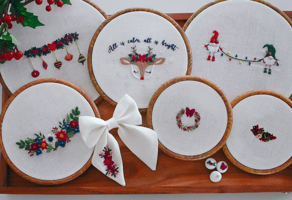 Winterberry PDF Hand Embroidery Pattern