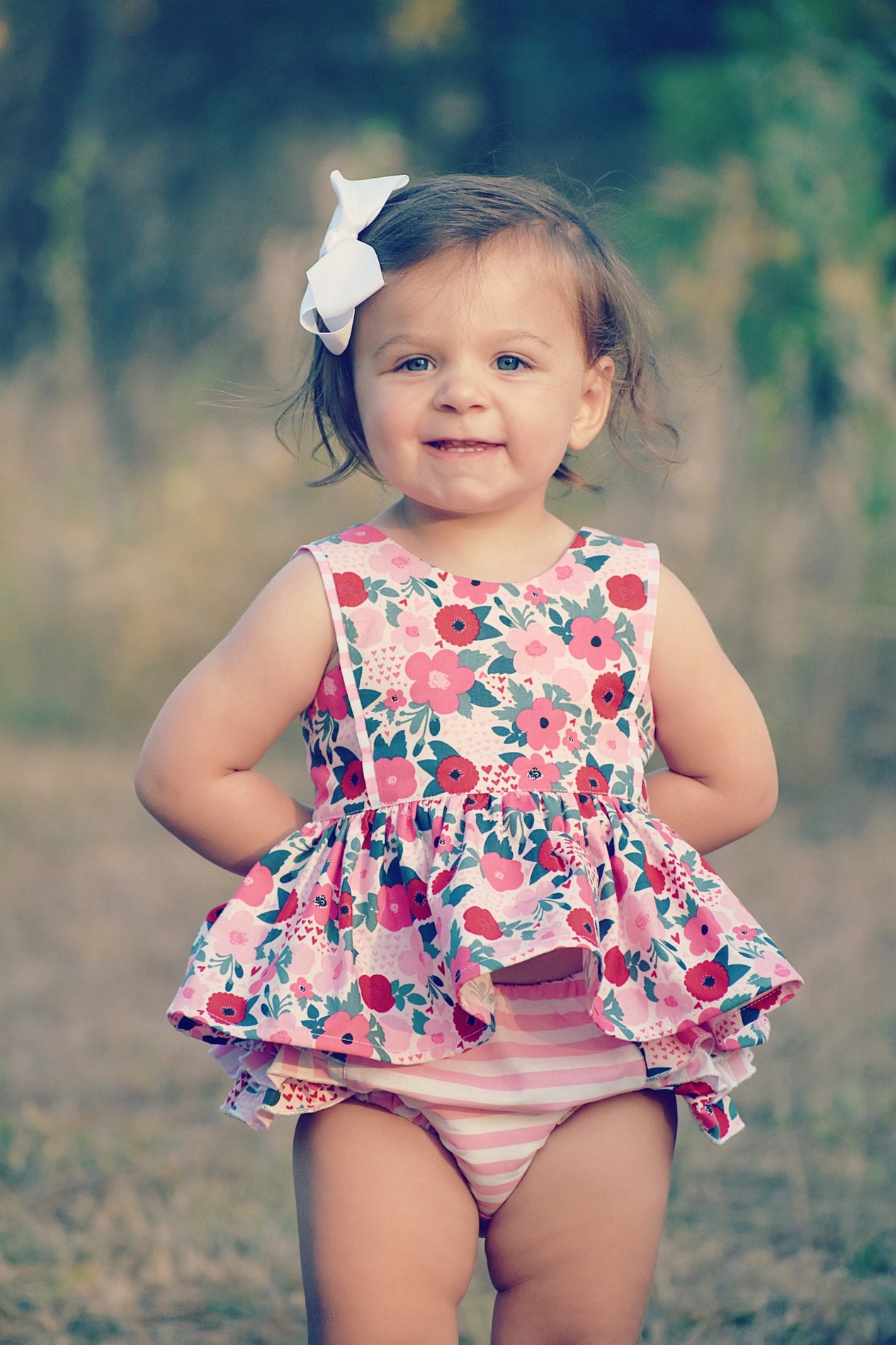 Poppy Dress, Top and Romper PDF Sewing Pattern