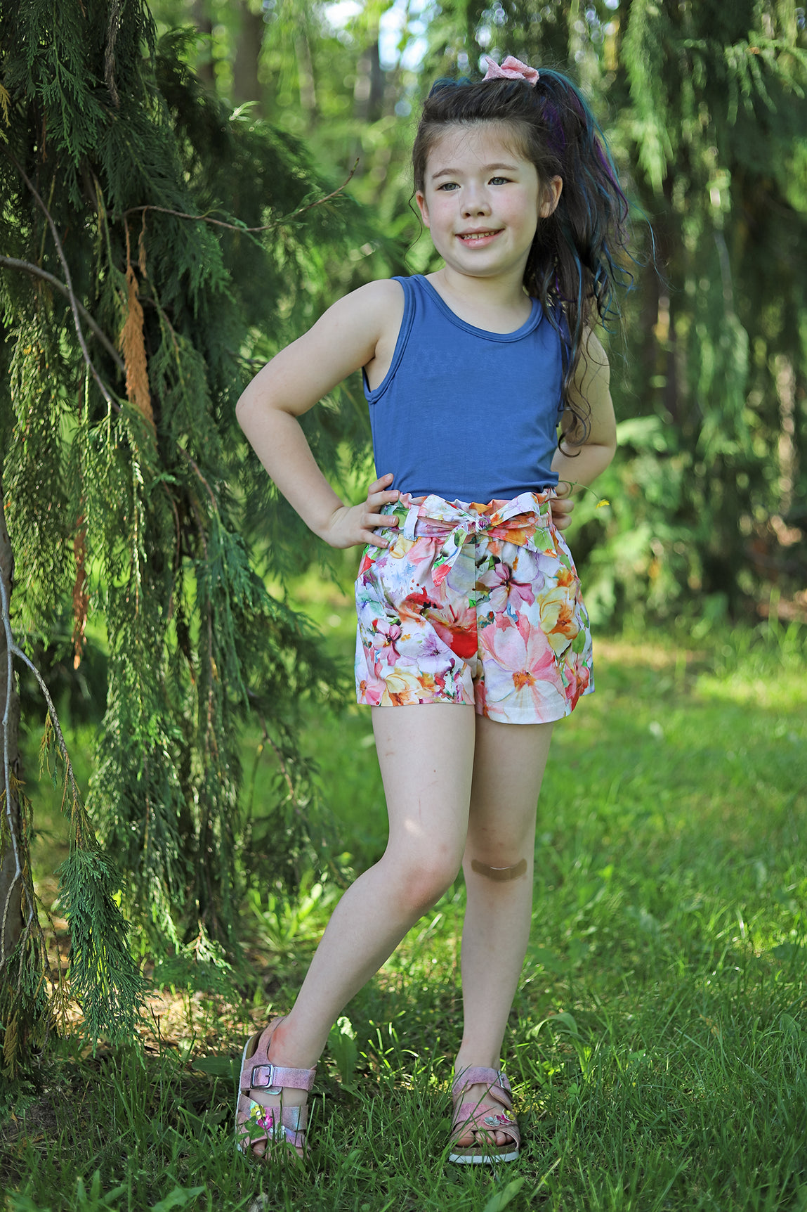 Lilac Shorts with FREE Tigerlily Tank Digital Sewing Pattern