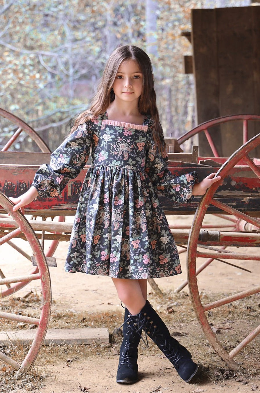 Jasmine Child Dress PDF Sewing Pattern – Peony Patterns