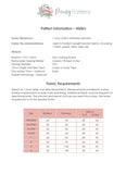 Petunia Romper PDF Sewing Pattern